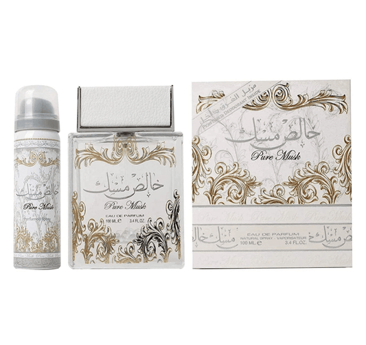 Lattafa/Pure Musk EDP 100ml + Geschenk Deo Spray 50 ml